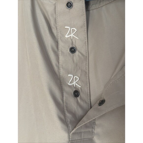 Zero Restriction Golf outerwear XL Pullover Vest In Tan With Pockets - Picture 4 of 6